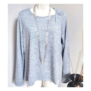 JEANNE PIERRE Smoke‎ Heather Top